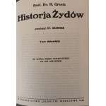 GRAETZ H. - HISTORJA ŻYDÓW Reprint Tom I - IX w 3 woluminach