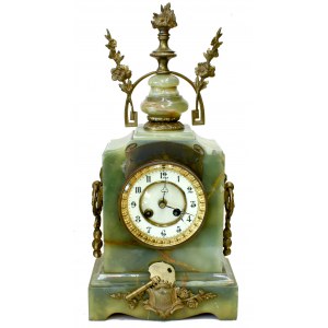 FIREPLACE CLOCK, France (?) ca. 1900,,, FIREPLACE CLOCK