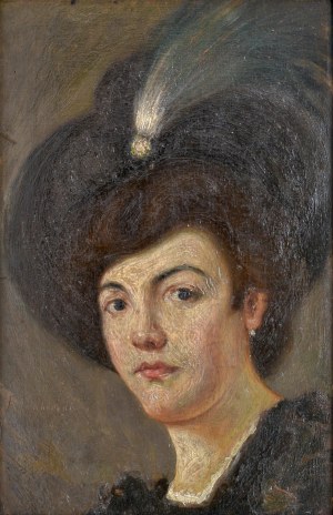 Leopold PILICHOWSKI (1869-1933), Dama w kapeluszu