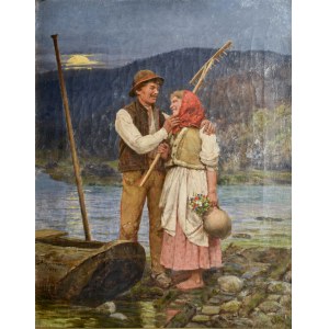 Antoni KOZAKIEWICZ (1841-1929), Highland courtship, 1922