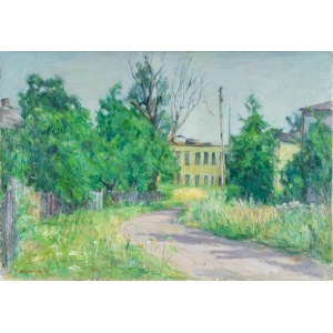 Olgierd BIERWIACZONEK (1925-2002), Mikolow - landscape with withering tree, 1994