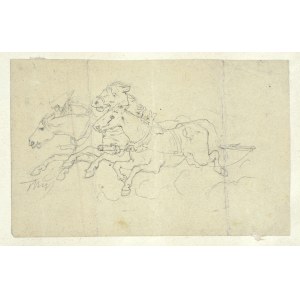 Tadeusz RYBKOWSKI (1848-1926), Rushing Horses
