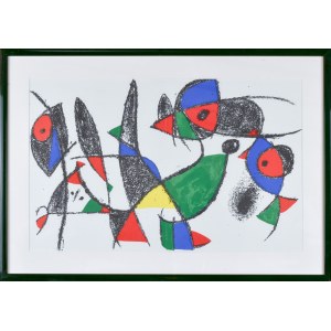 Joan Miró (1893-1983), Litografia originál IX, 1975