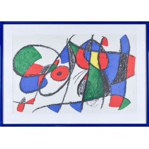 Joan Miró (1893-1983), Litografia originál VIII, 1975