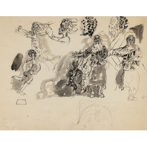 Zdzislaw LACHUR, Sketches for FIGURAL COMPOSITION