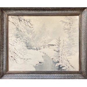 Maciej NEHRING (1901-1977), Winter Landscape (1950)