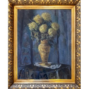 MN (20. Jahrhundert), Chrysanthemen in einer Vase (1925)