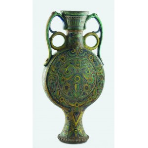 Dekorative Huzulen-Vase