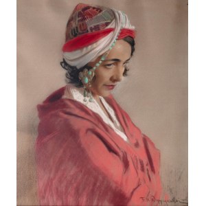 Feliks Michał Wygrzywalski (1875 Przemyśl - 1944 Rzeszów), Oriental Beauty, 1932.