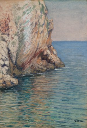 Soter Jaxa - Małachowski (1867 Wolanów - 1952 Kraków), Capri