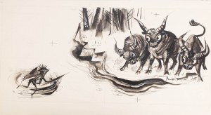 Jan Marcin Szancer (1902 Kraków-1973 Warszawa), Ilustracja do Baśni o stalowym jeżu