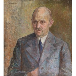 Zbigniew Pronaszko (1885 Debrecín - 1958 Krakov), Portrét Gustava Bartkeho, 50. roky 20. storočia.