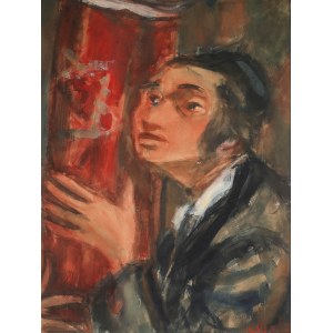 Zygmunt Menkes (1896 Lvov - 1986 Riverdale), Portrait of a Jew, before 1939.