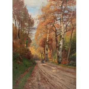 Wilhelm Schröter (Dessau 1845 - Karlsruhe 1904), Road, 1894.