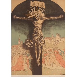 Leon Wyczółkowski (1852 Huta Miastkowska bei Kielce - 1936 Warschau), Kruzifix der Königin Jadwiga aus der Wawel-Kathedrale