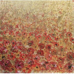 Mariola Swigulska, Poppies in golden rain