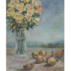 Sabina Salamon, Landschaft mit Rosen