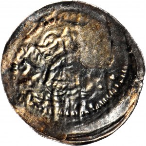 RR-, Bolesław I Wysoki 1163-1201, Denar, Wrocław, Biskup, jednostronny, menniczy