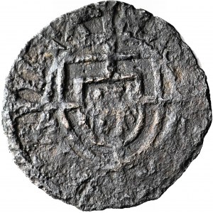 RR-, Deutscher Orden, Konrad von Erlichshausen 1441-1449, Shelly, Zeitfälschung