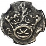R-, Sigismund I the Old, Denarius without date, Cracow S-P, sabers, rare