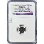 R-, Sigismund I the Old, Denarius without date, Cracow S-P, sabers, rare