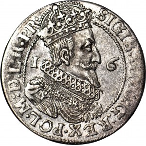 Zygmunt III Waza, Ort 1624/3, Gdańsk, L.RP.R, piękny