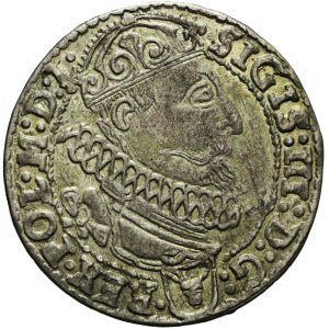 Sigismund III. Vasa, Sixpence 1627, Krakau, schön