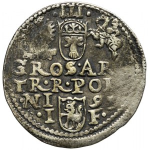 Zygmunt III Waza, Trojak 1595, Olkusz