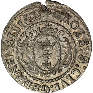 Zygmunt III Waza, Grosz 1625, Gdańsk, ładny