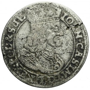 Jan II Kazimierz, Szóstak 1667 TLB, Kraków, rzadszy