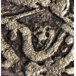RR-, Sobieski sixpence 1683, Krakov, PTAK (s pávom), NEZNAČENÉ, veľmi zriedkavé