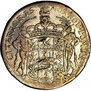 RR-, Pomerania, Carl XII Gustav, 2/3 Thaler 1709, Szczecin, R3