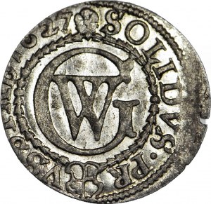 Duchy of Prussia, George Wilhelm, 1627 shellac, Königsberg, minted