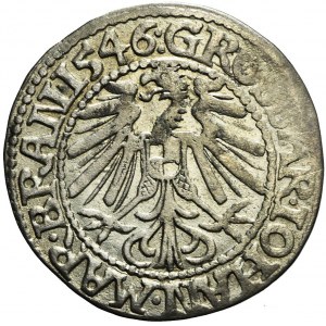 Silesia, Brandenburg March, John I of Kostrzyn, 1546 penny, Kostrzyn