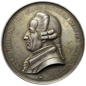 Liwonia, Medal w srebrze, Piotr Henryk von Blankenhagen
