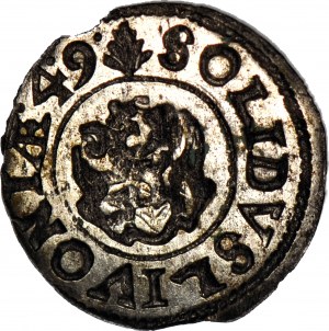 Christina Vasa, Swedish occupation, Shelly 1649, Riga, minted