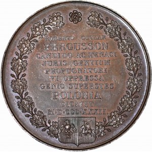 R-, Medal 1832, Robert Cutlar Fergusson, autorstwa Oleszczyńskiego