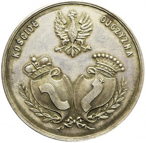 Nuptial medal of Franciszek Kwilecki 1901, silver
