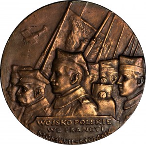 Jeneral Joseph Haller 1919 rare RR medal!