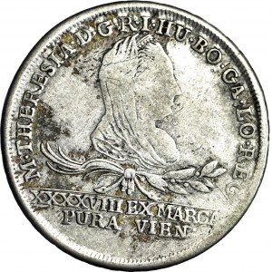 Zabór Austriacki, Księstwo Oświęcimsko-Zatorskie, Dwuzłotówka (30 krajcarów) 1776, Wiedeń