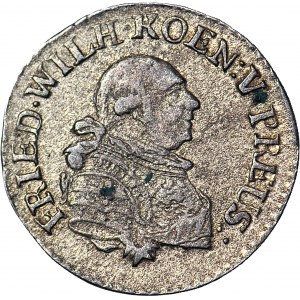 R-, Silesia, Frederick William II, 1 krajcar 1788 B, Wroclaw, rare