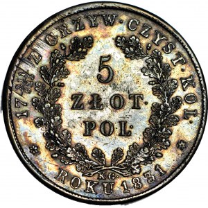 Powstanie Listopadowe, 5 złotych 1831