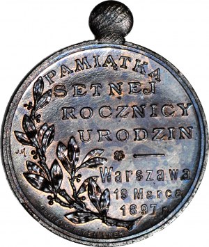 RR-, Medal 1897, 100th anniversary of Joseph Korzeniowski's birth