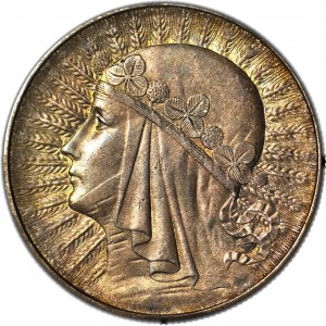 10 złotych 1932, Głowa, Warszawa, piękne
