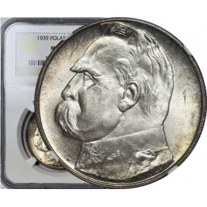 10 gold 1939, Pilsudski, magnificent