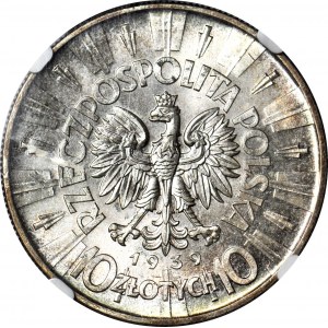 10 gold 1939, Pilsudski, magnificent