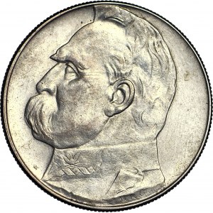 10 gold 1939, Pilsudski, minted