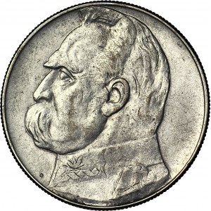 10 gold 1939, Pilsudski