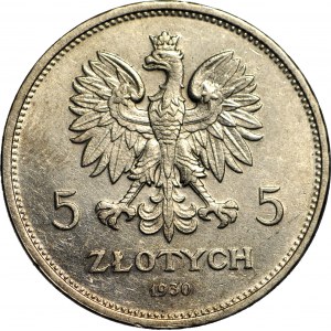 5 zlatých 1930, Banner, mincovňa