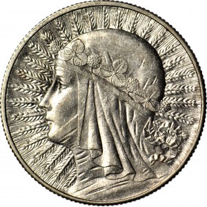 5 złotych 1932, Głowa, Londyn, mennicza